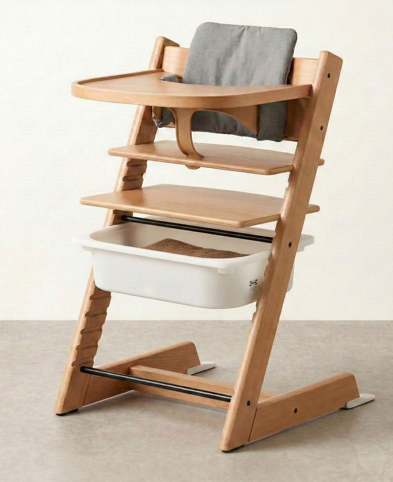 Adapter voor Ikea Trofast plastic bak geschikt voor Stokke Tripp Trapp